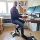 Peter Kok op de Flexchair 2x3D